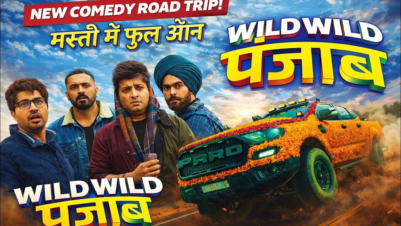 Wild Wild Punjab Full movie🍿|Crazy road trip comedy movie|@withsaqiib #WildWildPunjab #MovieClip 