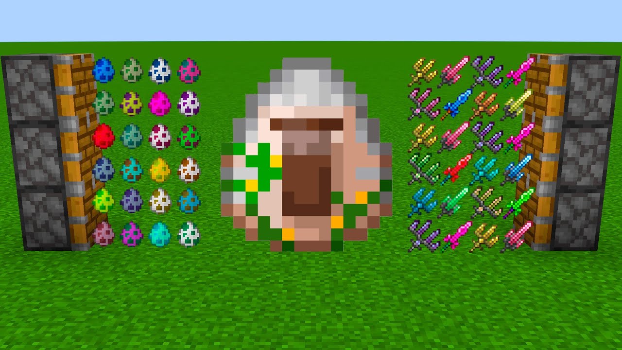 x100 Swords + x100 Armor Combined in Minecraft = ???