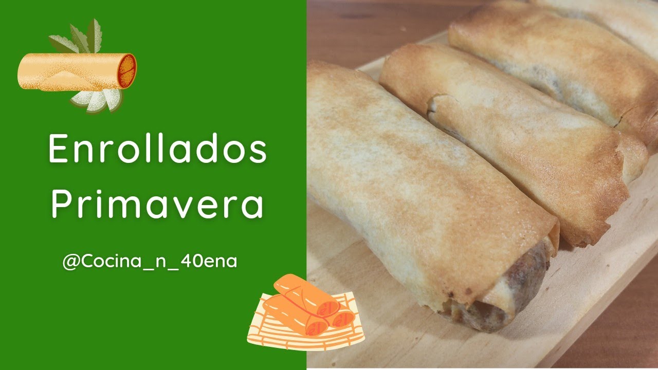 Enrollado Primavera o Lumpias receta fácil, espectacular y que puedes hacer en freidora de aire