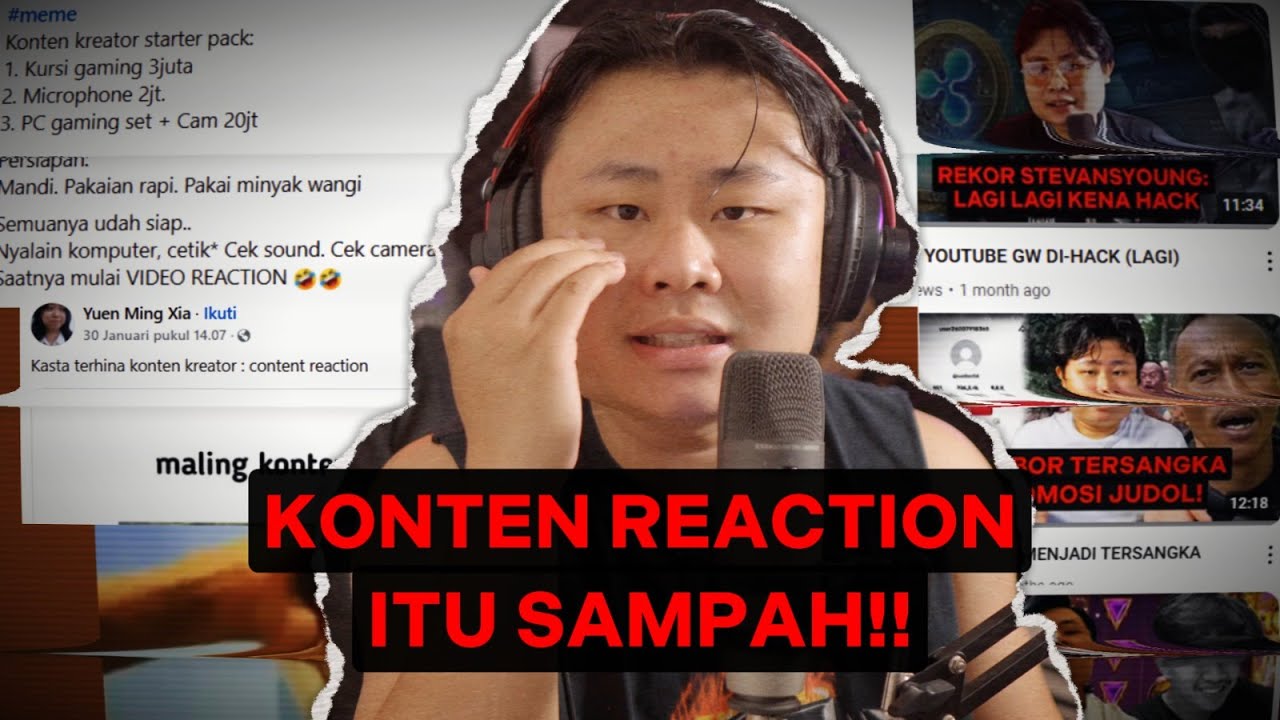 REACTION CREATOR CONTENT IS TRASH
