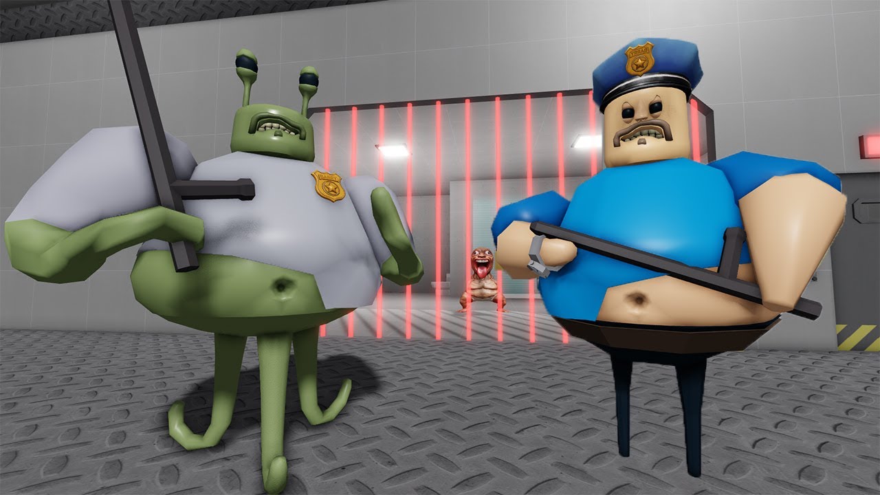 OBBY Escape : Prison break Alien Barry Prison Run Roblox Full Gameplay