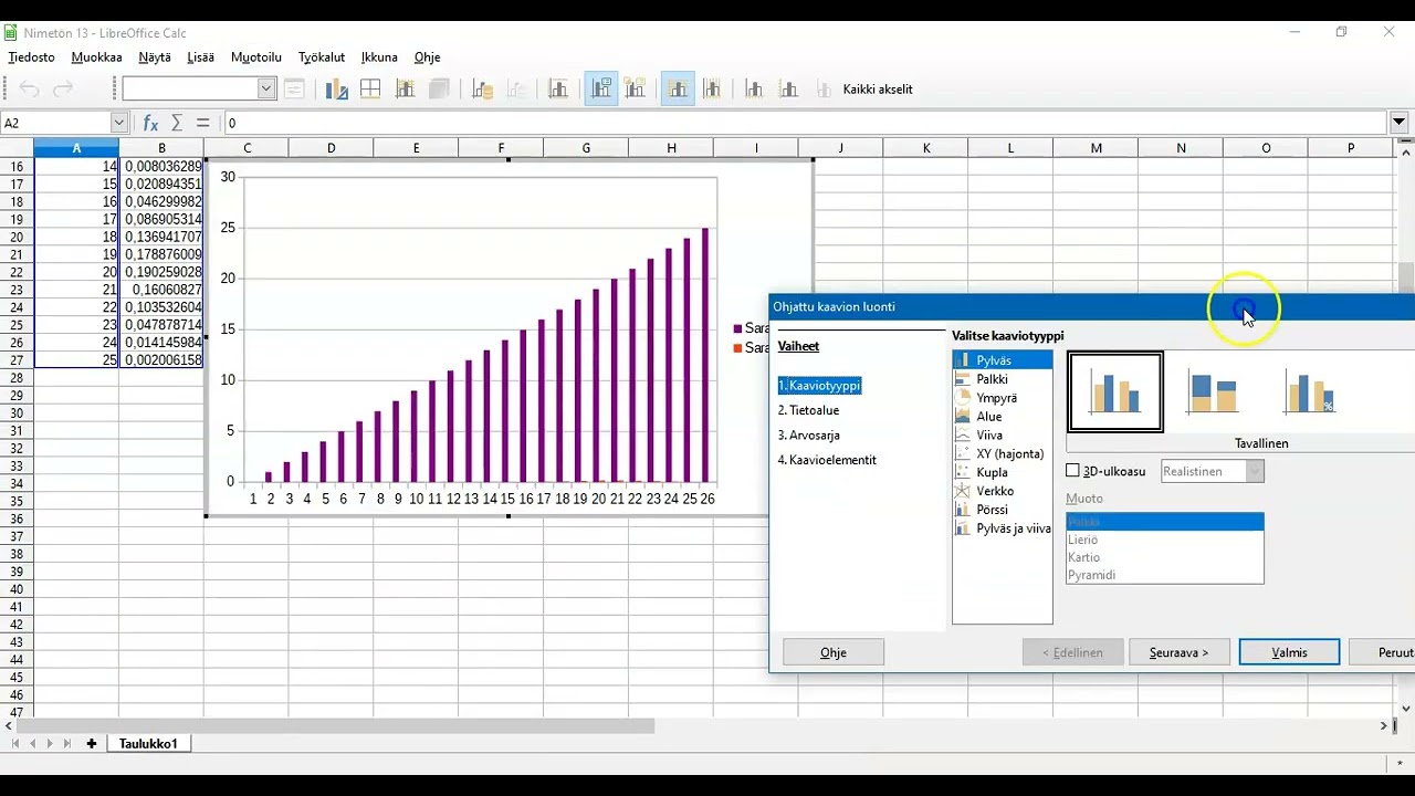 Binomijakauma Calc 1