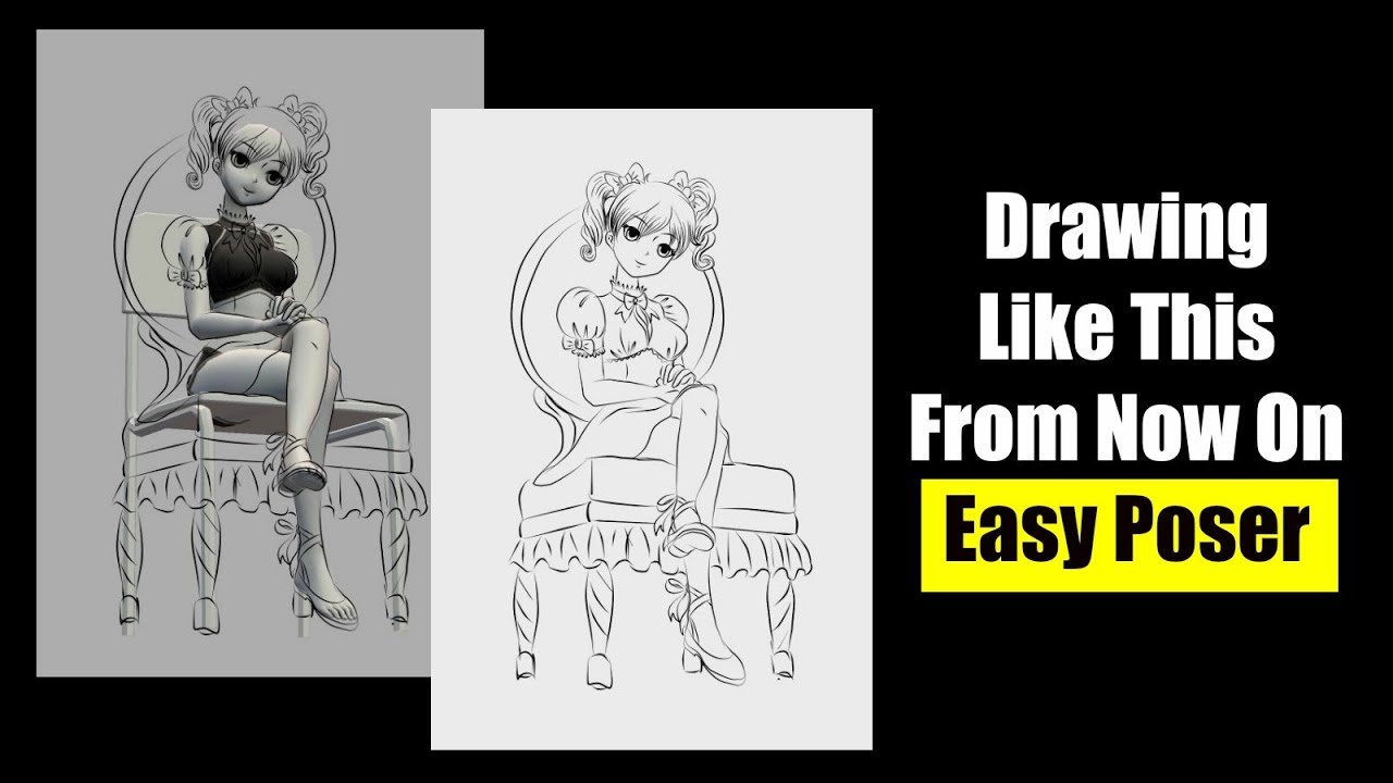 How To Draw Using Easy Poser