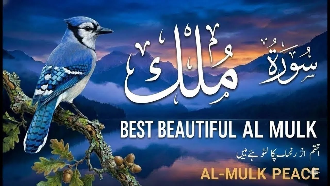 Surah Al-Mulk سورة الملك | Heart-Calming Recitation for Protection, Peace, sleep | 