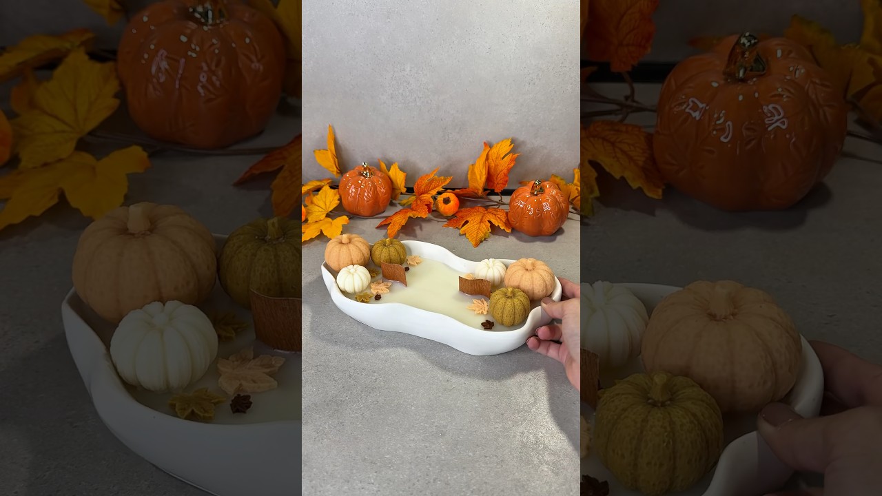 Es geht endlich los mit den Herbst Kerzen😍🍂🍁 #candlemaking #kerzengie&szlig;en #kerzendiy