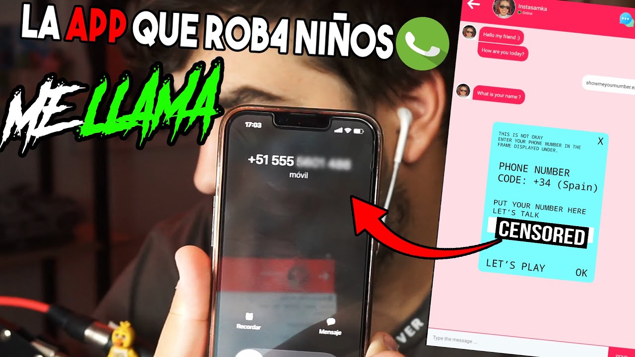 La APP que R0B4 NIÑ0S 🆘 ME LLAMÓ A MI TELÉFONO 📞(ASÍ ES SU VOZ )