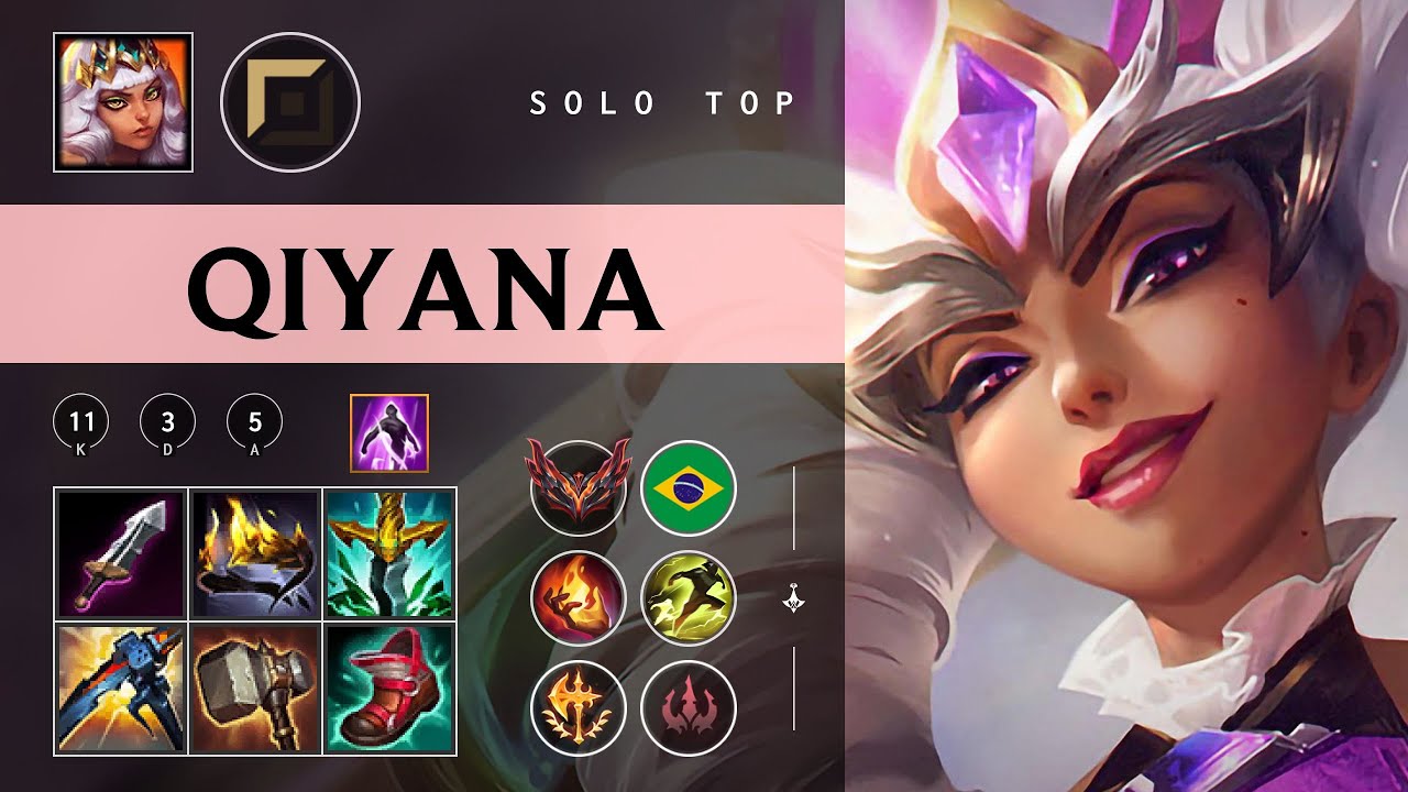 Qiyana Top vs Ambessa - BR Grandmaster Patch 26.01
