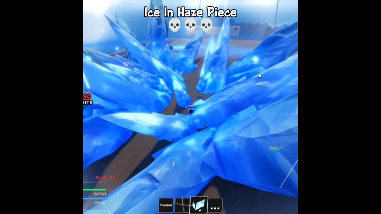 BloxFruits Ice VS Haze Piece Ice #hazepiece #roblox #bloxfruits #bloxfruit