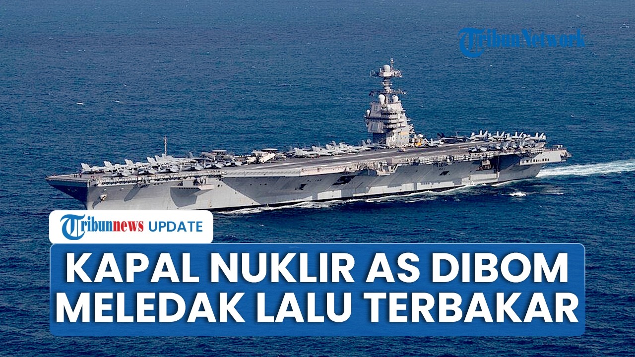 Rangkuman Iran-AS: Kapal Induk Nuklir Trump Terbakar, Pesawat KC-135 AS Ditembak, Pasukan AS Kabur