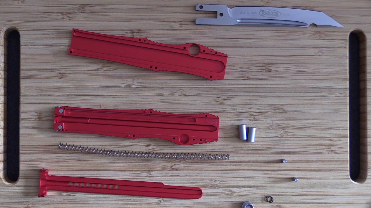 Microtech HALO V-простой способ устранения люфта.