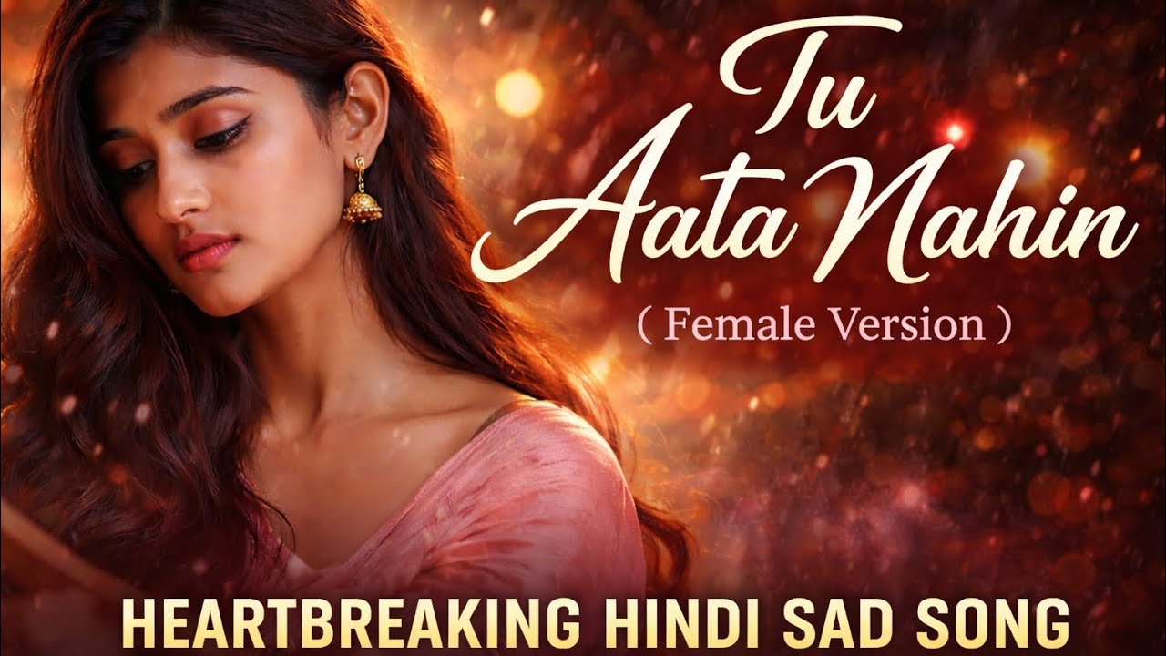 Tu Aata Nahin (Female Version) 💔 | Heart Touching Hindi Sad Song | Hindi Lyrics Song