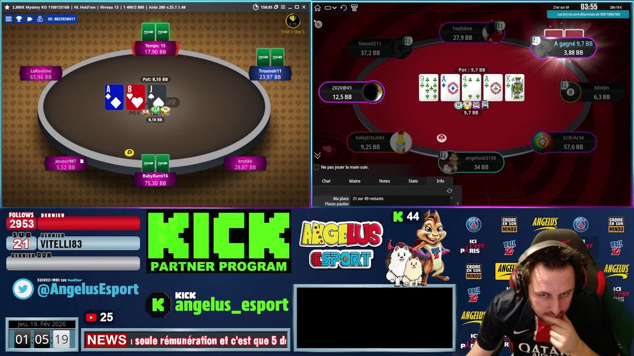 🇫🇷 En live pour La session PMU ET POKERSTARS pour du vrai poker :) 🇫🇷