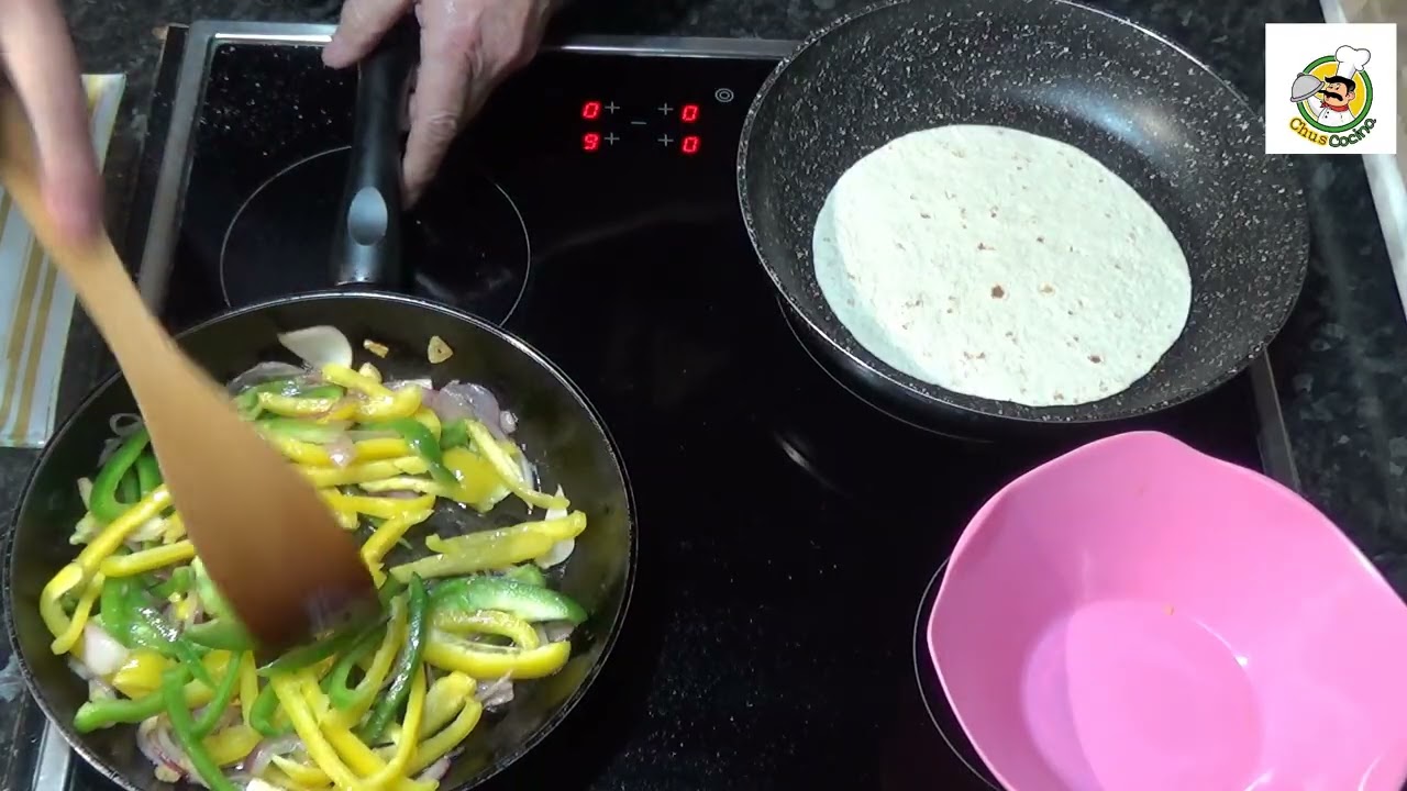 Tortilla de trigo con Pechuga de Pollo y Mahonesa #Tortilla#Pechuga de Pollo#Mahonesa