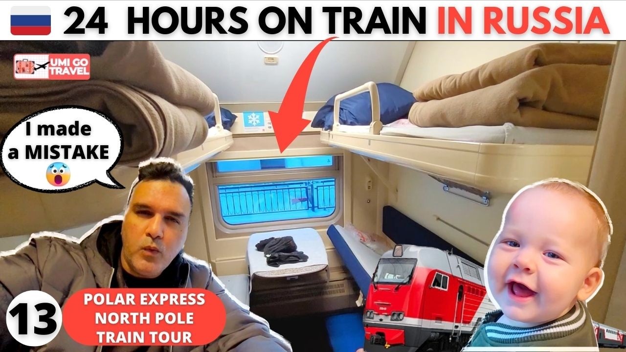 24 HOURS Train Journey in Russia 🇷🇺 | Murmansk to Saint Petersburg | My first video Russian Railways