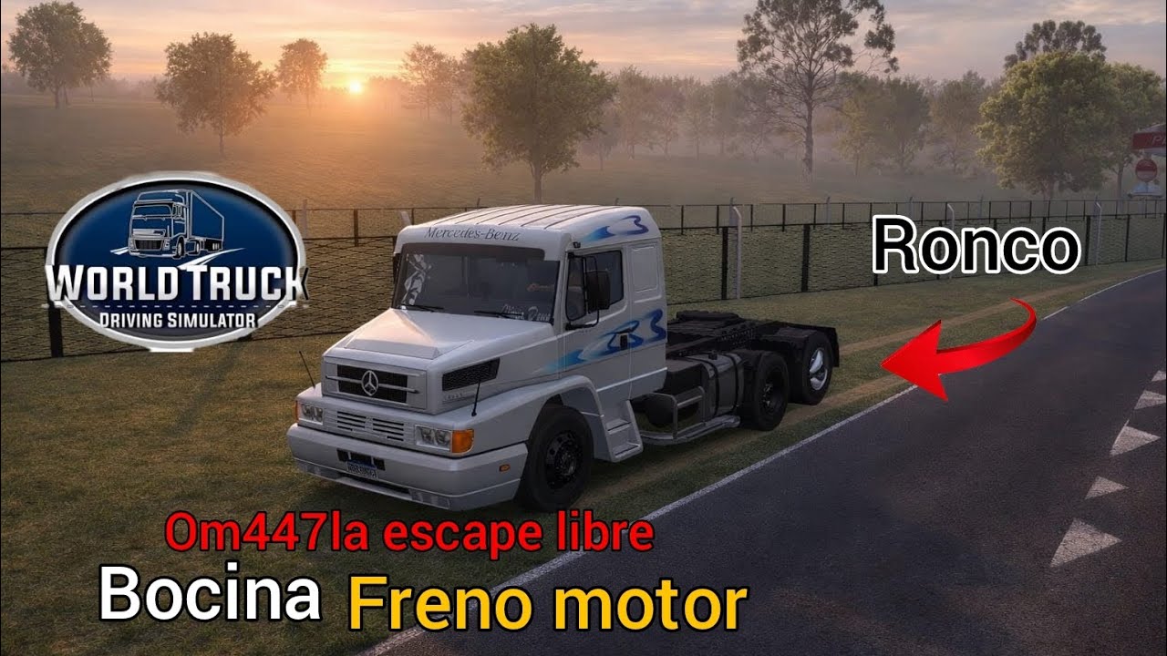 mercedes 1935 escape direto sound om447la para wtds ✔️