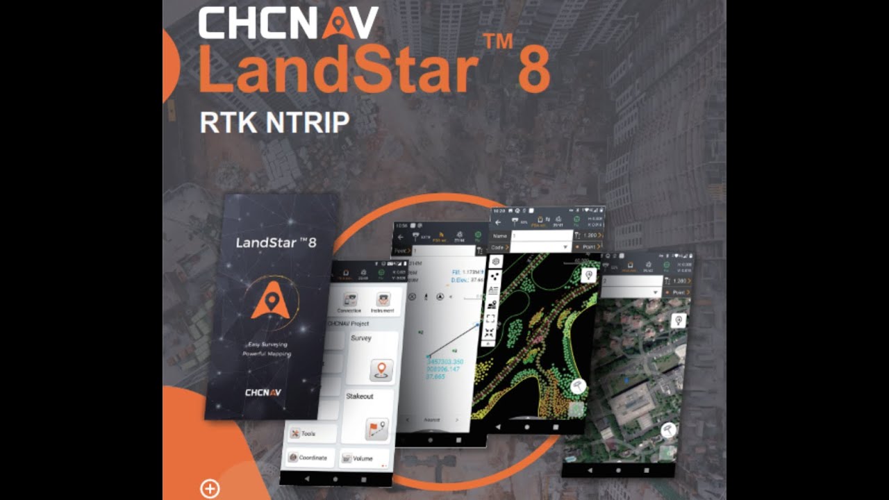 Tutorial Landstar 8 RTK NTRIP CHCNAV