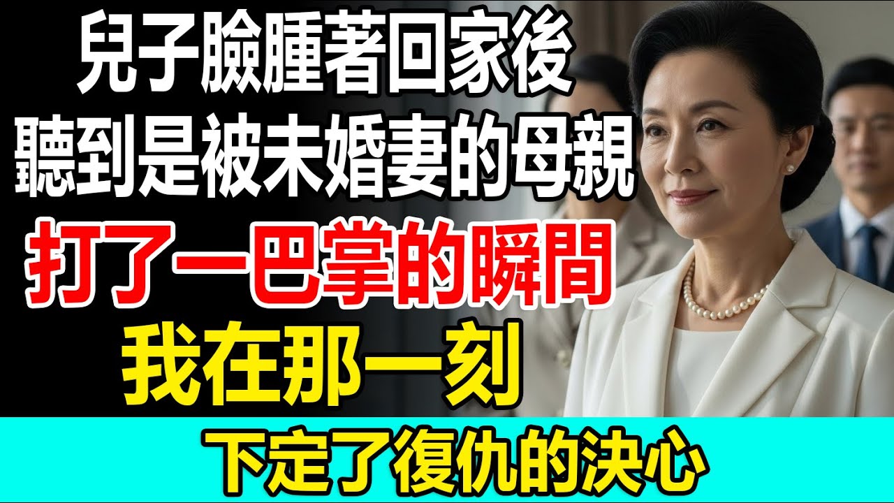 兒子臉腫著回到家，是和未婚妻家人見面之後。「我被未婚妻的母親打了一巴掌。她說我是『貧窮的單親家庭出身的人』……」於是，我決定要徹底摧毀那個家庭。【婆媳真相】【真實報應】