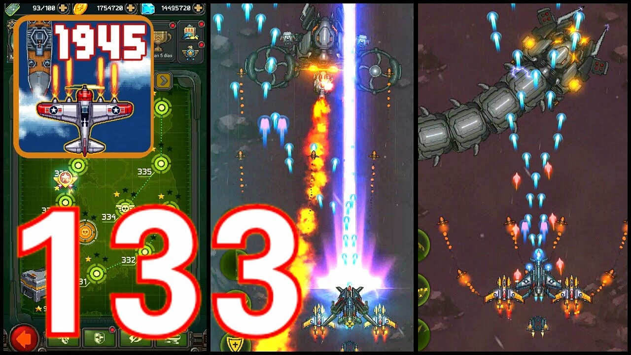 1945 Air Force-(Gameplay 133)-Niveles 338-339-340