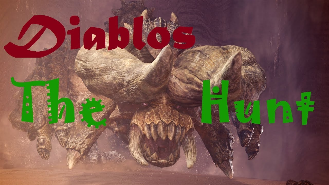 Monster Hunter World How to hunt Diablos Solo Gameplay
