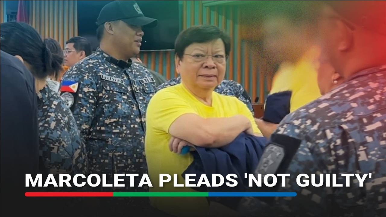 Marcoleta pleads not guilty for plunder, charge on receiving gifts
