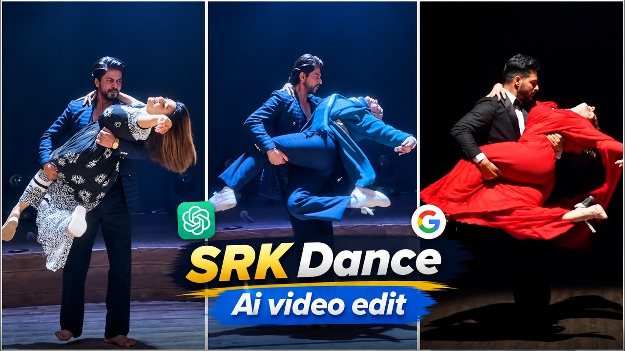 Trending SRK Dance AI Video Editing Tutorial | Shah Rukh Khan Dance AI Video Editing | AI Video Edit