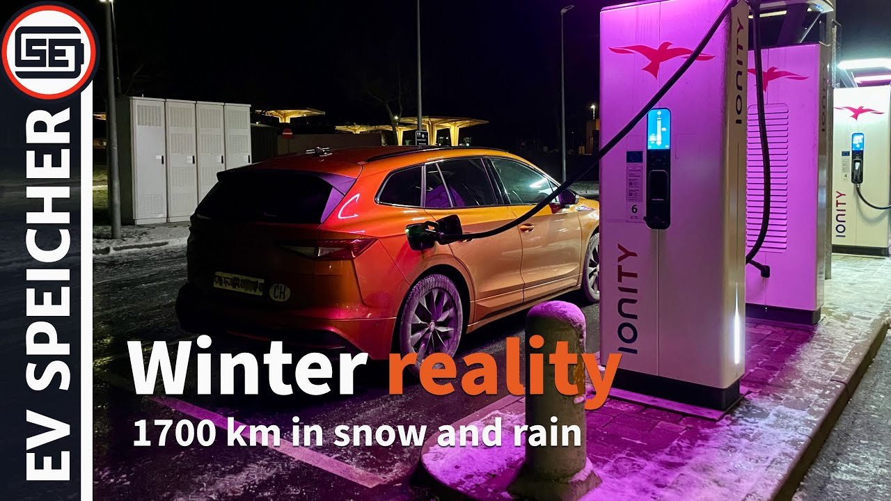 1700 km in winter: Driving the &Scaron;koda Enyaq from Sweden back home