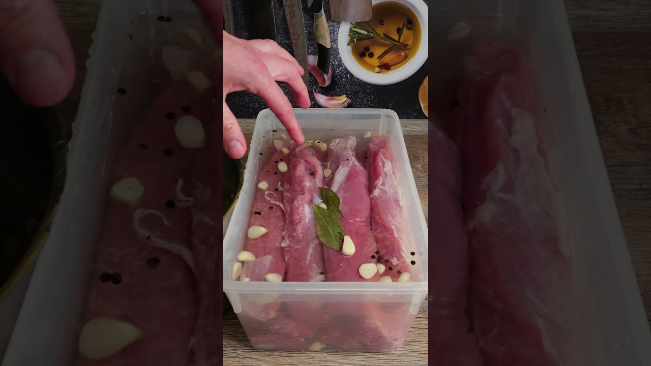 Schweinefilet ger&auml;uchert aus dem Borniak R&auml;ucherofen #rezept