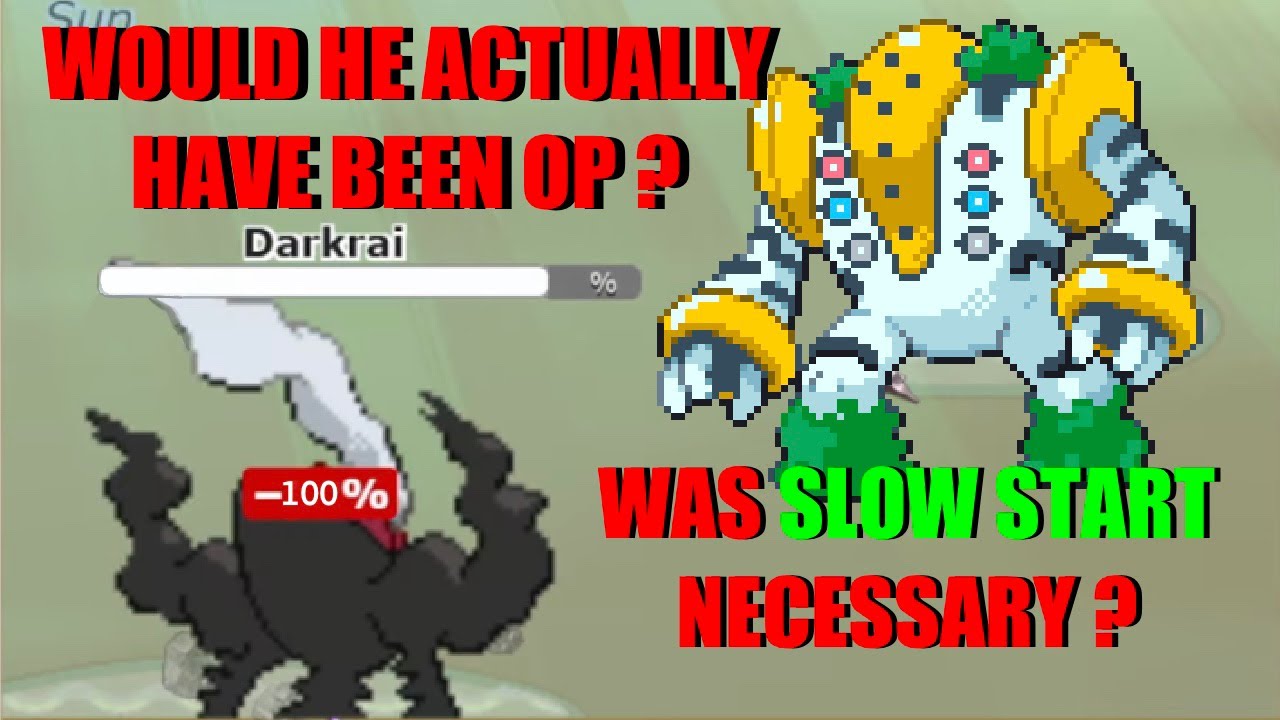Would Regigigas actually have been OP without Slow start in gen 4