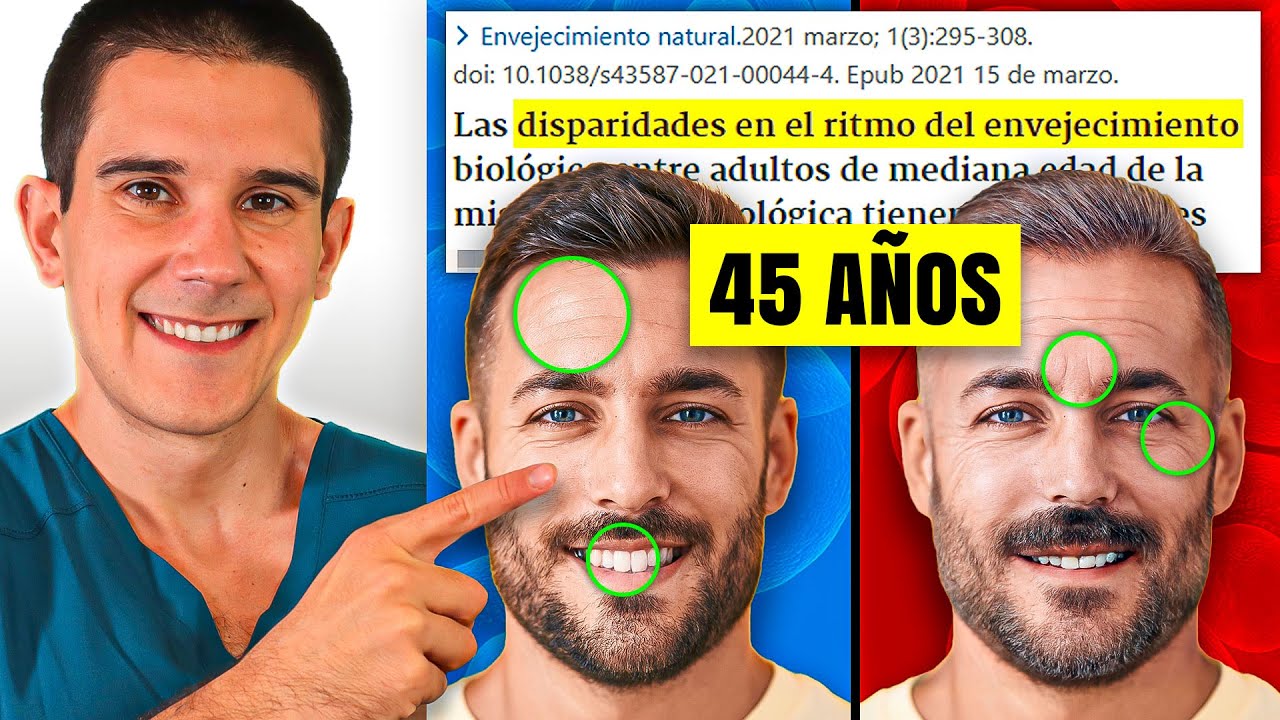 Tu CARA ACTUAL puede predecir a qué velocidad estás ENVEJECIENDO (Impactante Estudio)