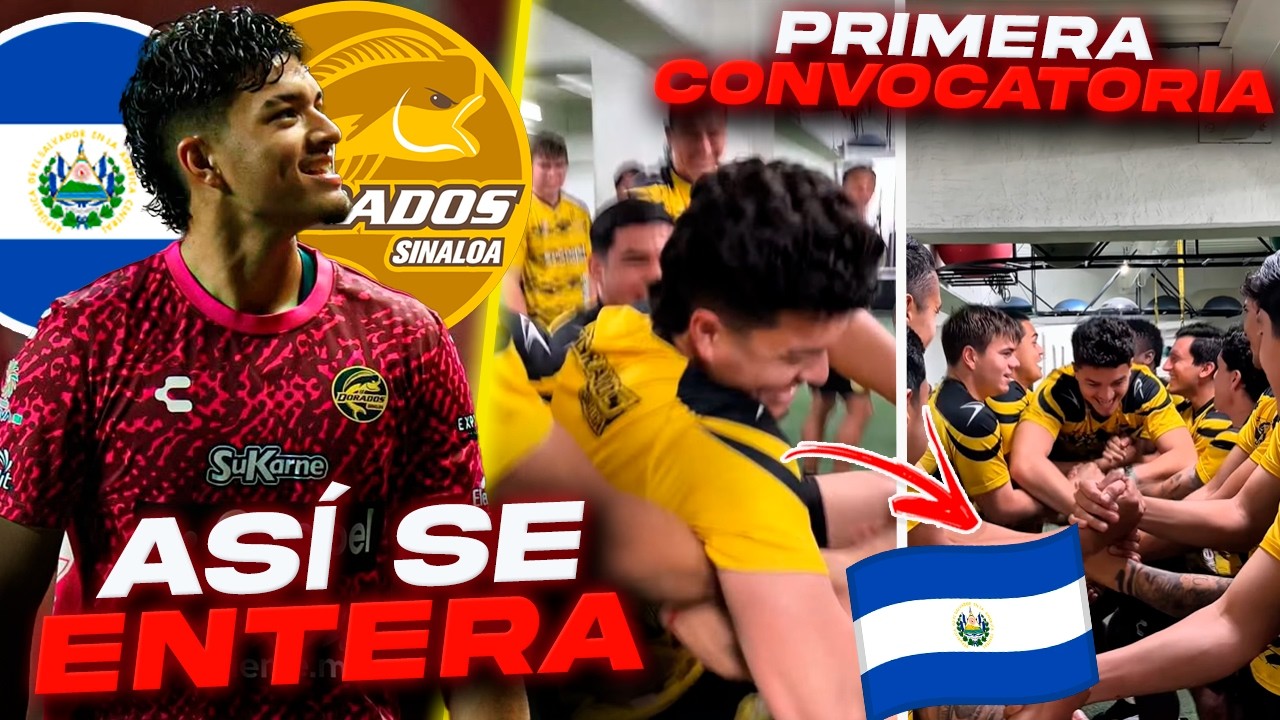 ASÍ RECIBE LA NOTICIA DE SU PRIMER LLAMADO A LA SELECTA 🧤🇸🇻 JONATAN BARRERA (EMOTIVO)