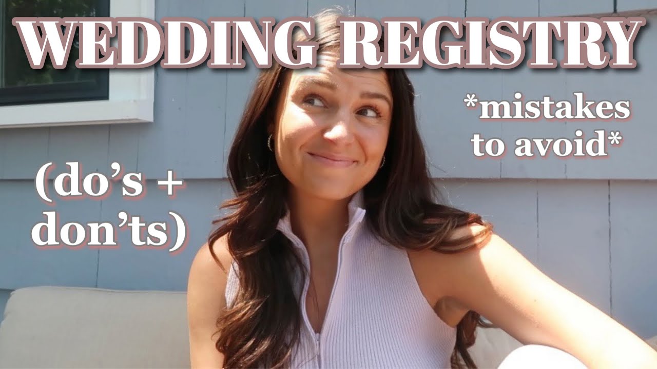 WEDDING REGISTRY TIPS | what NOT to register for!