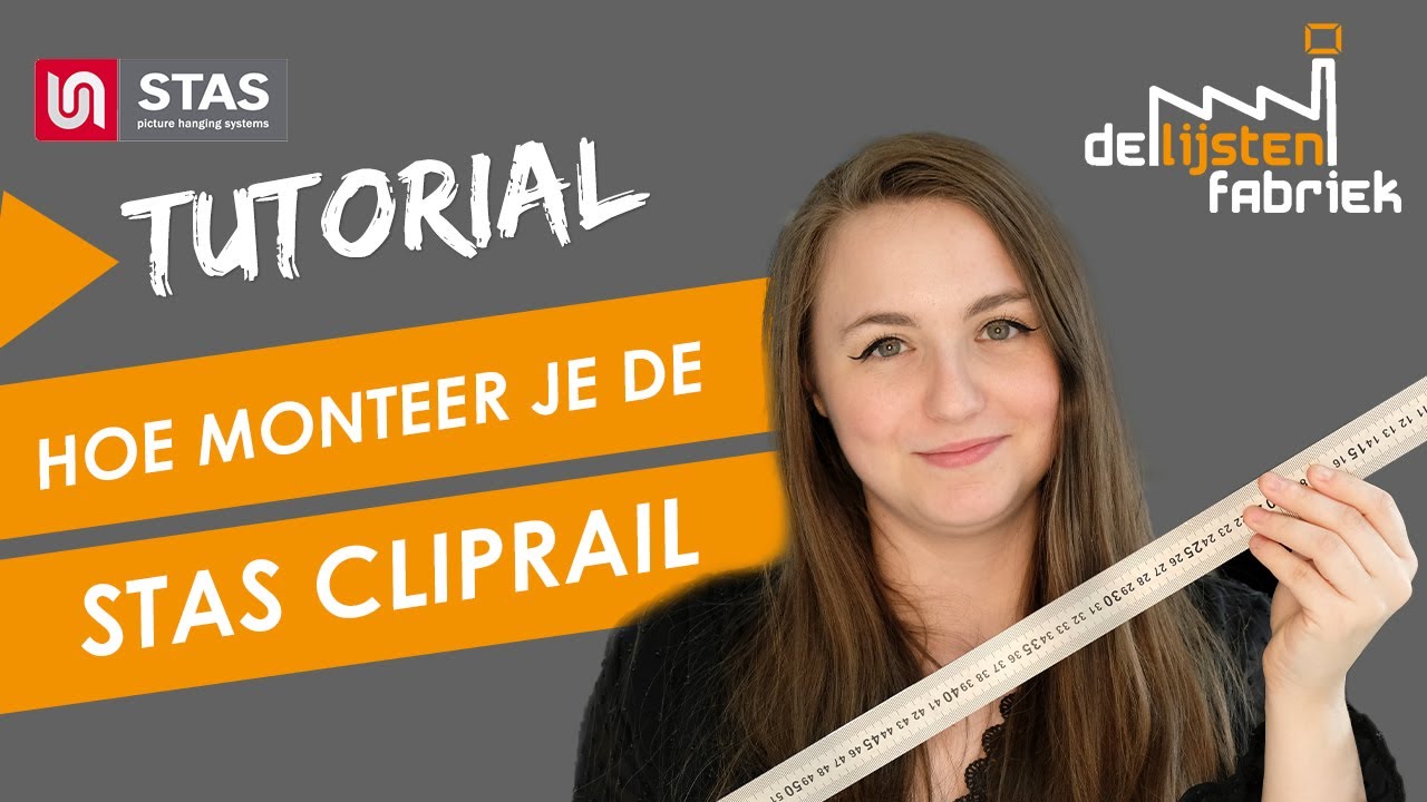 STAS Cliprail monteren - De Lijstenfabriek Tutorial