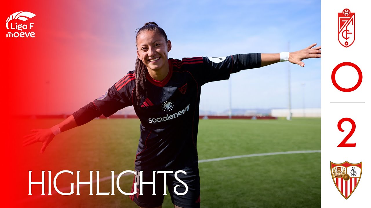 Granada vs Sevilla FC Femenino (0-2) Liga F Moeve | Resumen