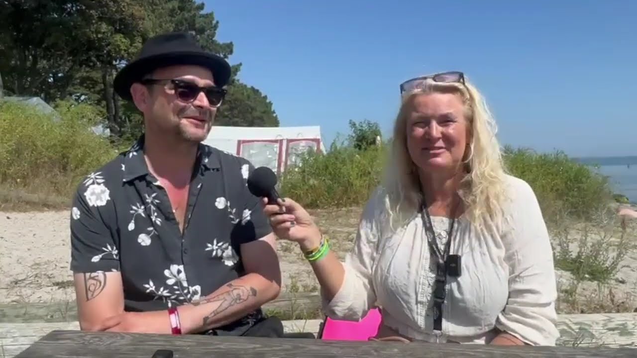 Signe møder Michel Belli på Samsø Festival