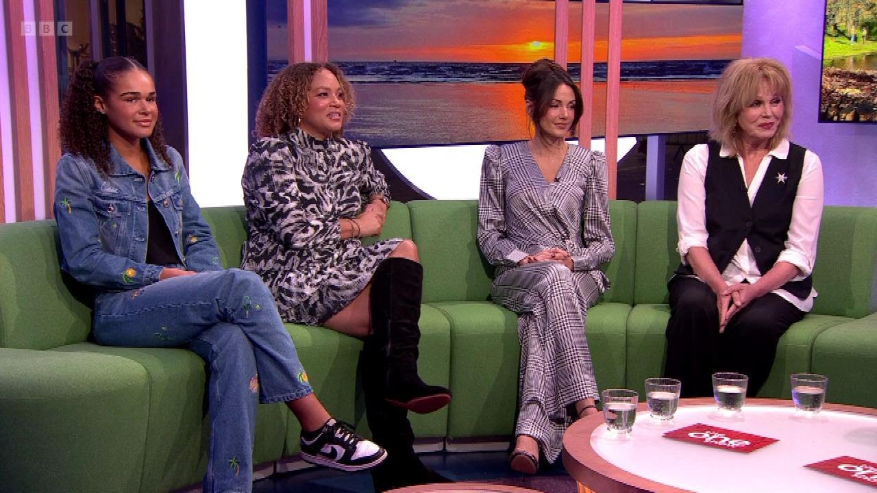 Michelle Keegan, Joanna Lumley, Angela Griffin, Tillie Amartey On BBC The One Show [02.01.2024]
