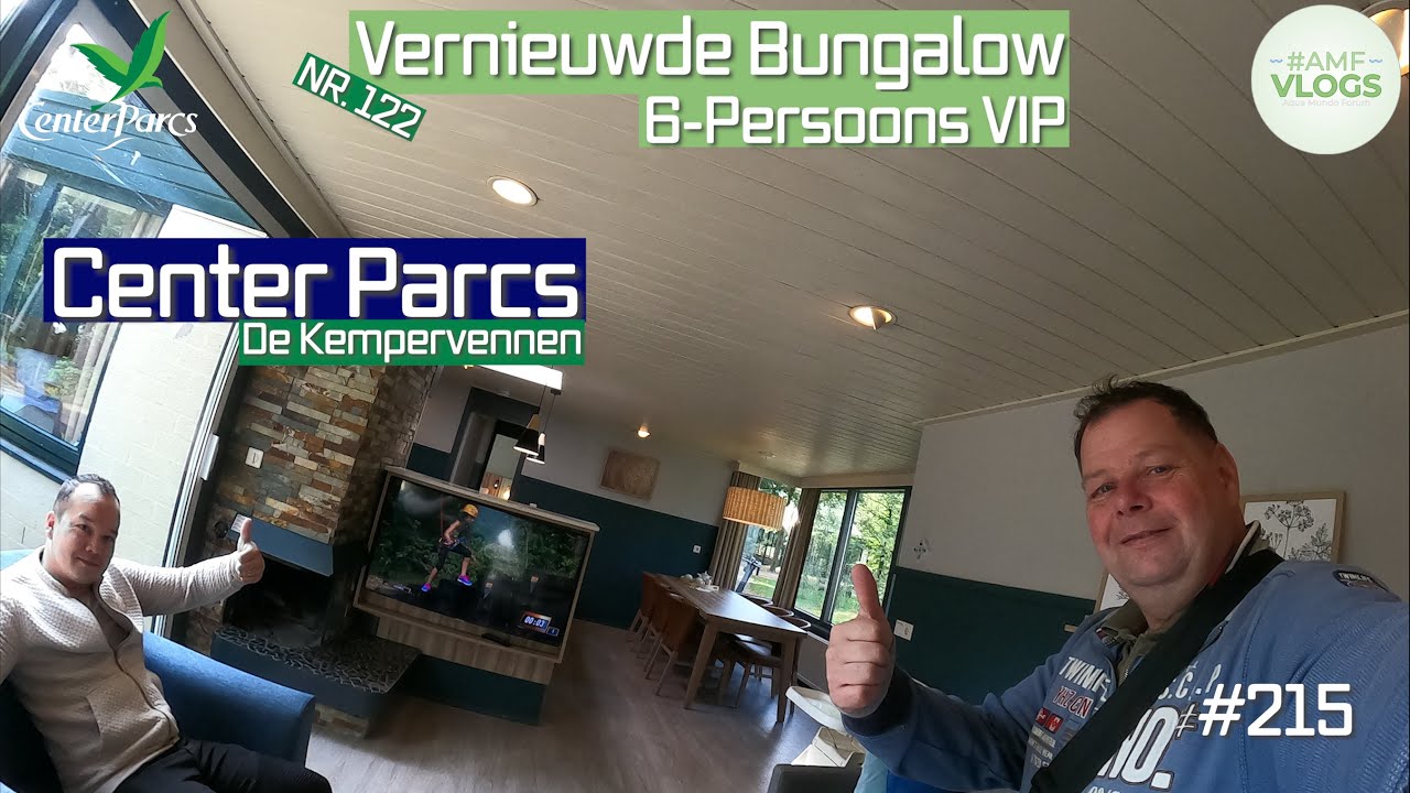 NIEUW VERNIEUWDE 6-PERSOONS VIP BUNGALOW Nr. 122 | CENTER PARCS DE KEMPERVENNEN | VLOG 215