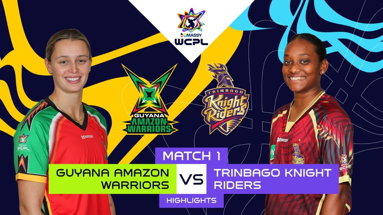 Highlights | Guyana Amazon Warriors Women vs Trinbago Knight Riders Women | WCPL 2025