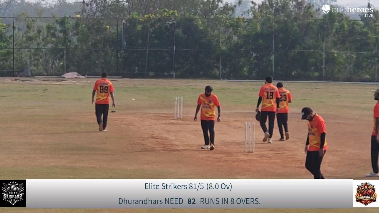 Dhurandhars vs Elite Strikers live cricket match | Michelin PNI Cricket Tournament 2026 live - Kpc