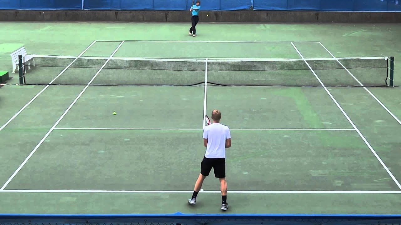Kyle Edmund Practice Back View