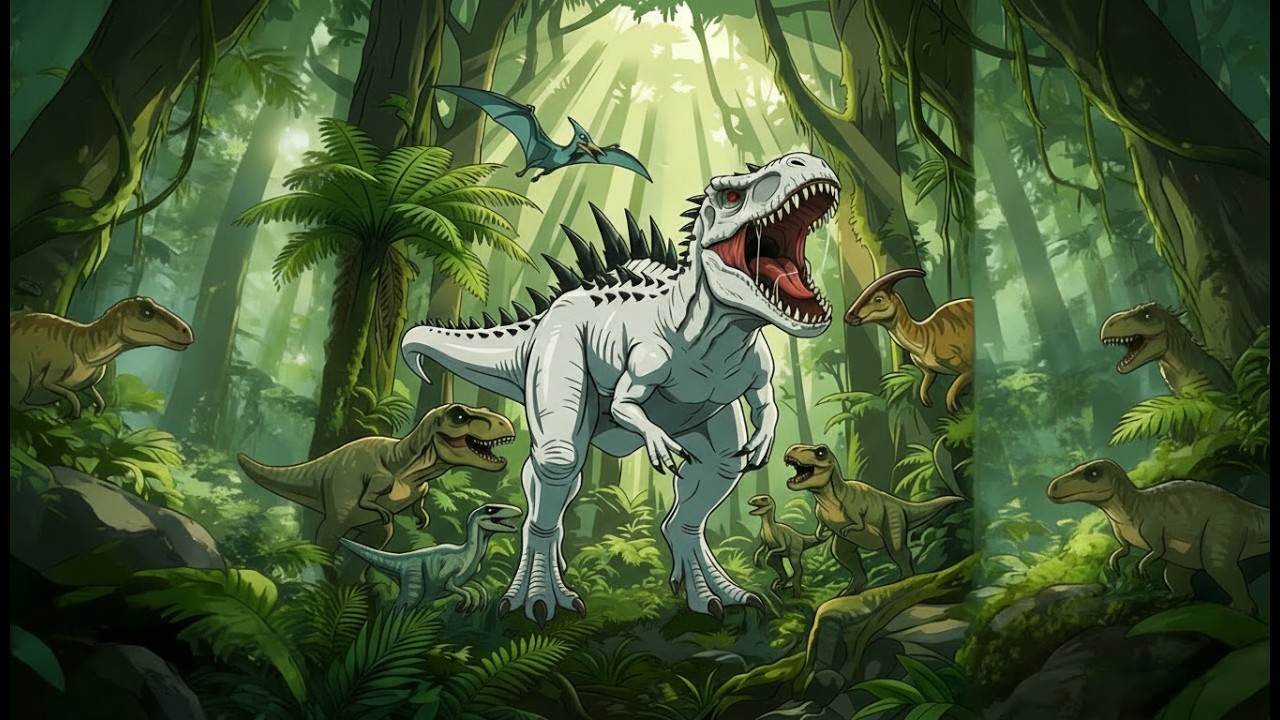RÉINCARNÉ en DINOSAURE ORDURE  — Il DÉVORE TOUT et DOMINE le Monde !