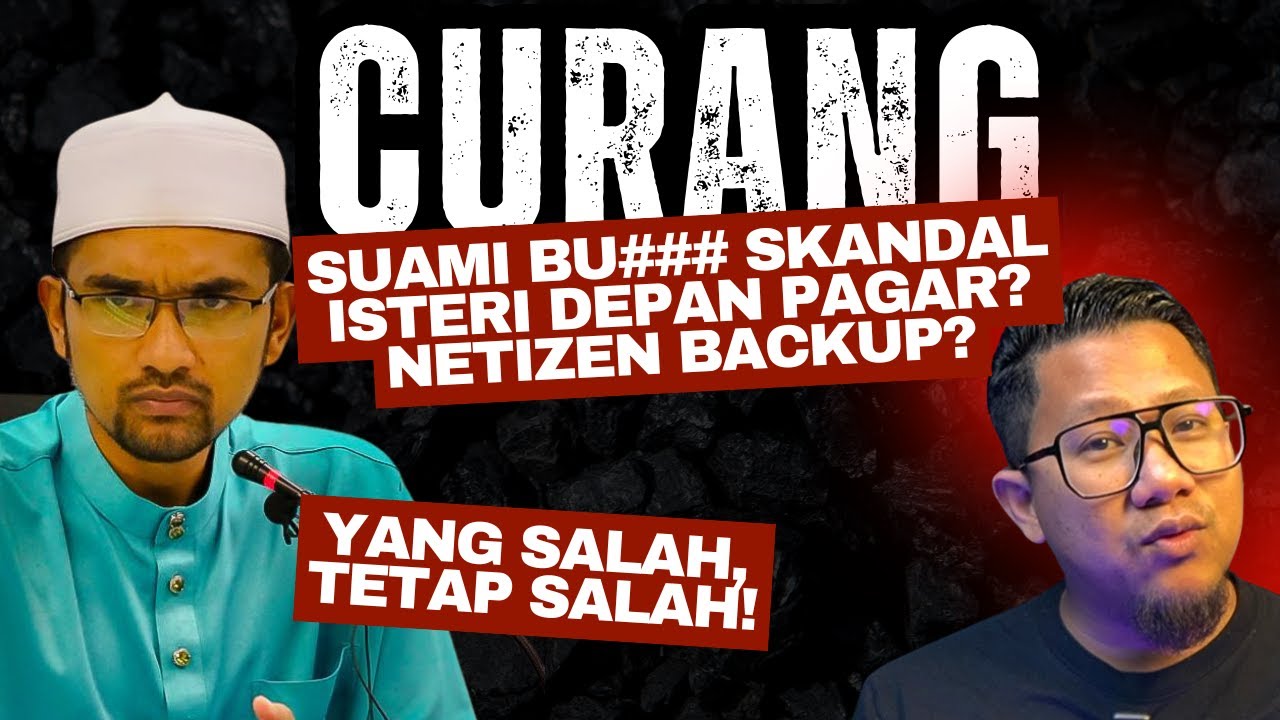Suami Bu** Skandal Depan Pagar Kerana Curang! Isteri Bebas, Suami diPenjara? DrRozaimi Tegur Netizen