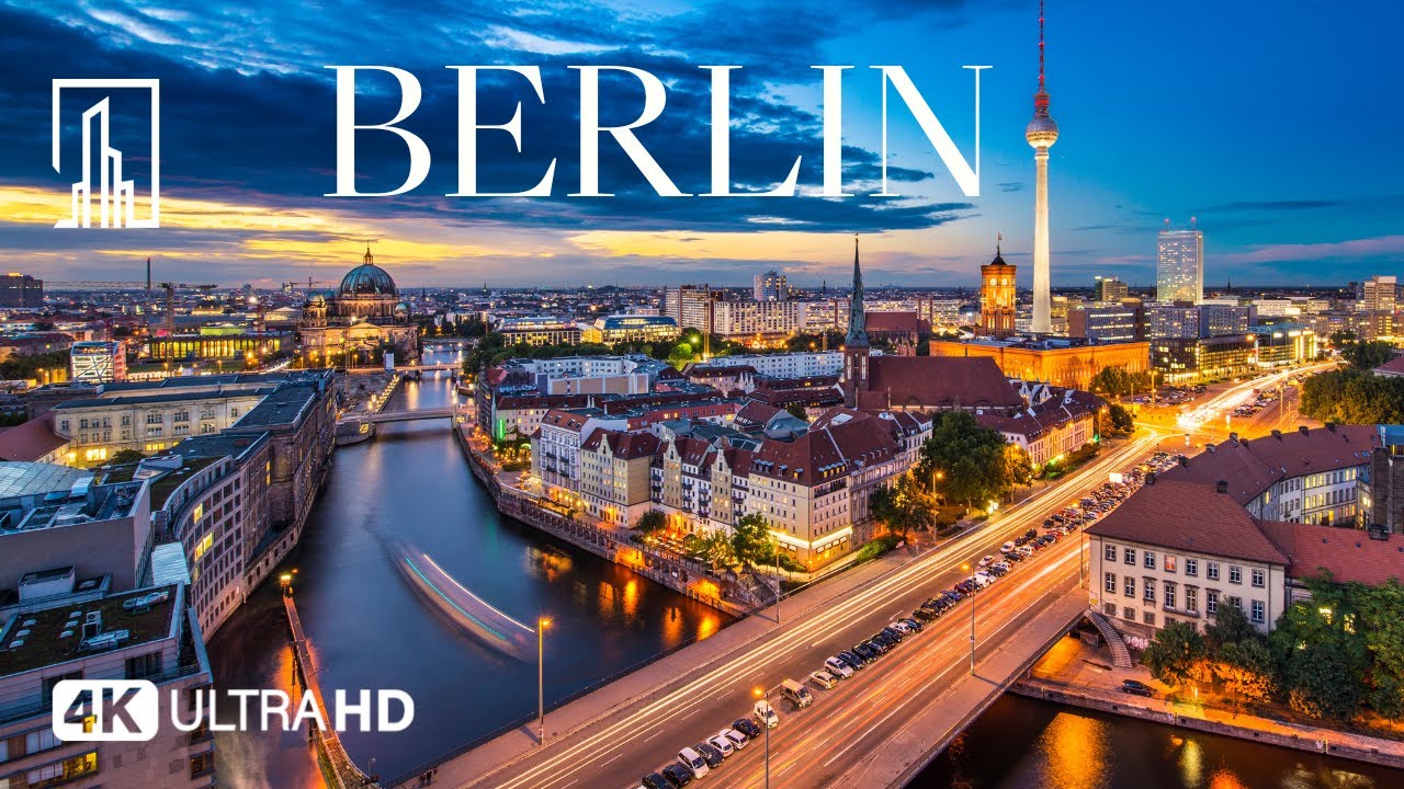 Berlin, Germany 🇩🇪 in 4K ULTRA HD 60 FPS by Drone
