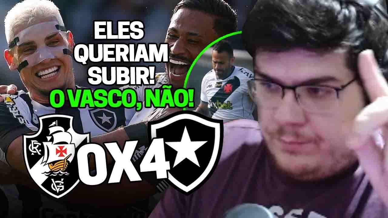 CASIMIRO REAGE: VASCO 0X4 BOTAFOGO PELA 34&ordf; RODADA DA SERIE B 2021 | Cortes do Casimito