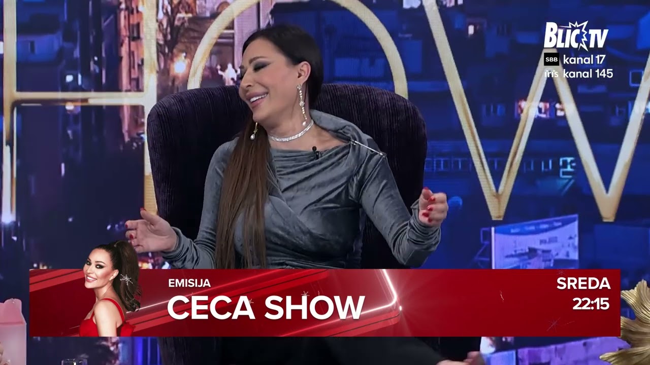Najbolja zabava je uz CECA SHOW! Sreda 22:15 i samo za vas Rada Manojlović i Nada Topčagić