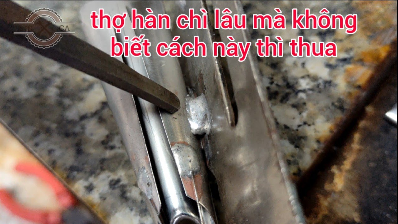 Cách Hàn Chì,Thiết Đẹp,Hàn Chì Vào inox Siêu Dễ #linhca #hanchi