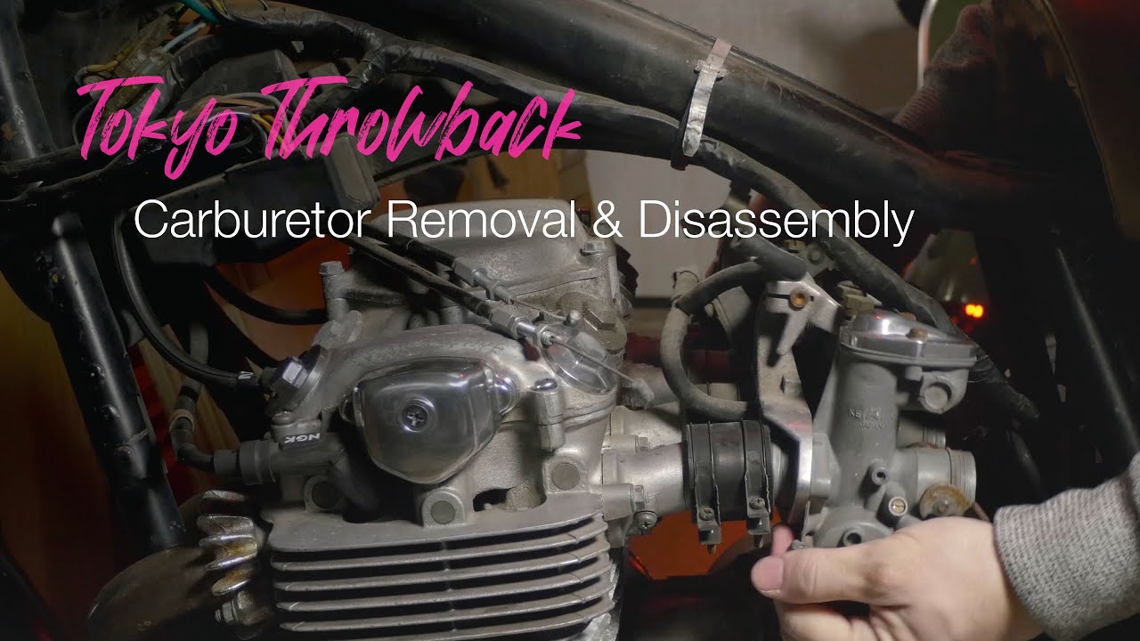 Carburetor Removal & Partial Teardown | 1977 Honda CB550F Rebuild Series