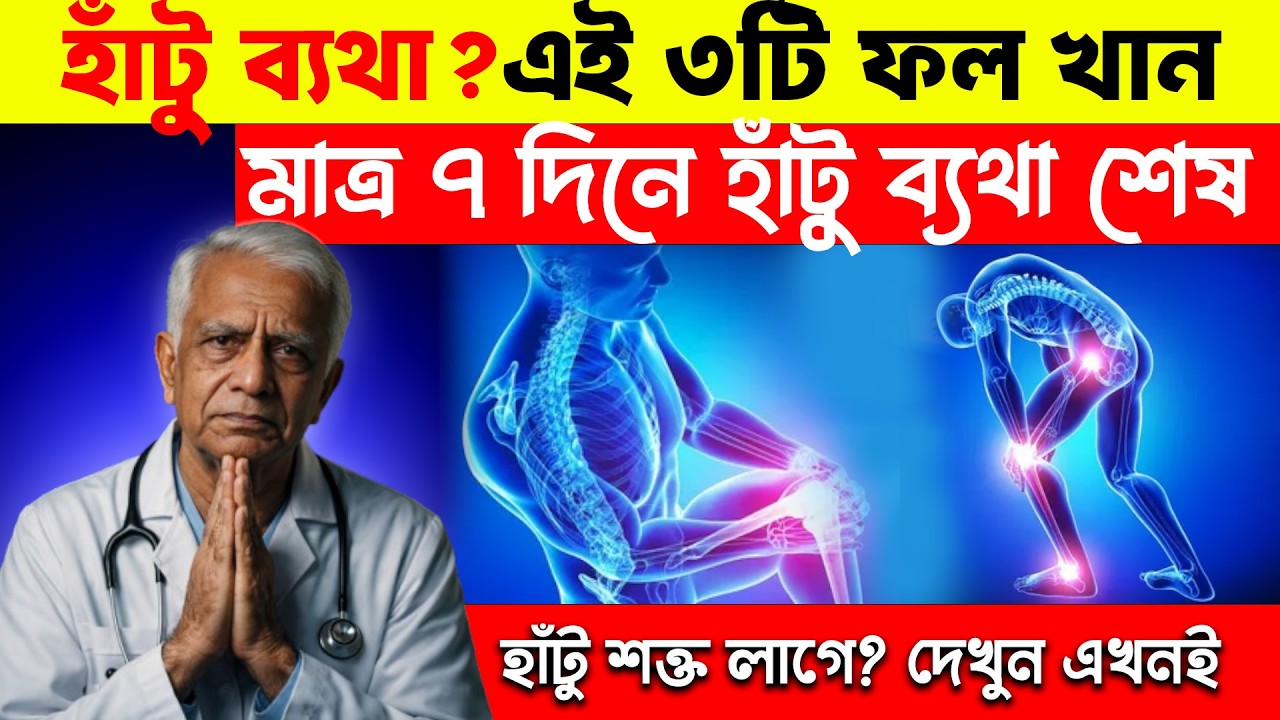 ৫০+ বয়সে হাঁটু ব্যথা কমাতে প্রতিদিন এই ৩টি ফল খান || 3 Fruits That Can Reduce Knee Pain Naturally