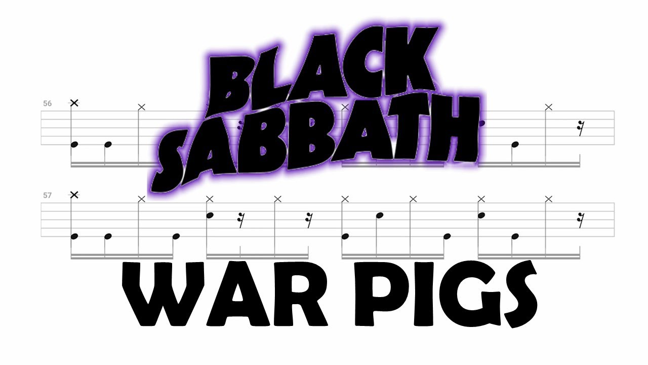 Black Sabbath - War Pigs (🔴 Drum Notation | Tutorial) @chamisdrums Bass Tabs on @ChamisBass