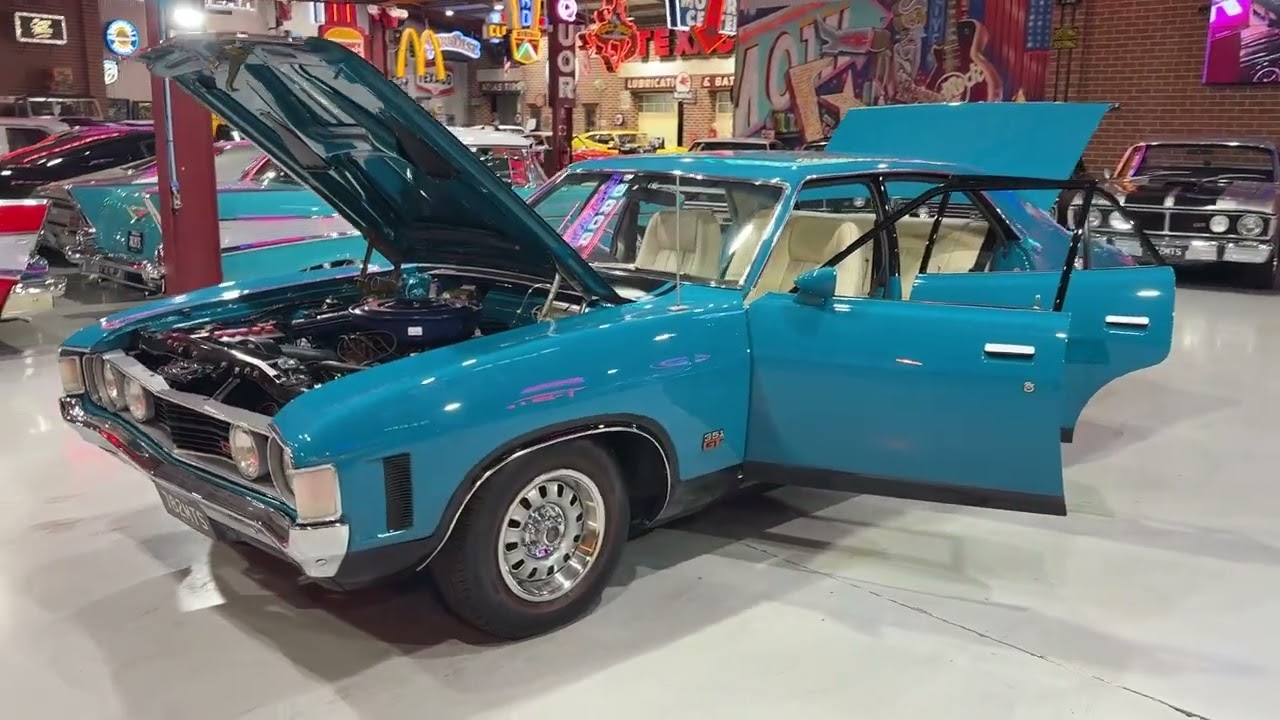 SOLD! in August 10th Live stream Auction - 1973 XA GT Ford Falcon Sedan