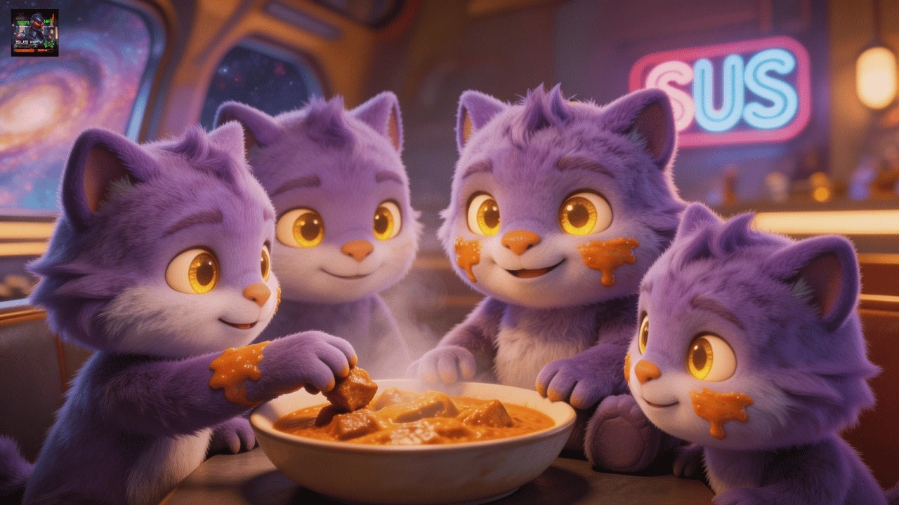 Small Alien Cubs LOVE Butter Chicken! 🛸✨ |SUS HFY Story